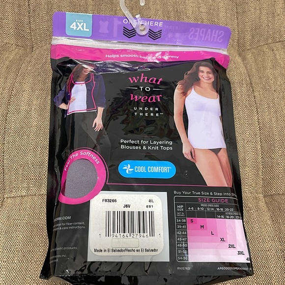 NEW Maidenform Flexees Firm Shapewear Cami 4XL - Picture 5 of 5